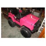 BATTERY RIDE ON JEEP -- WORKS