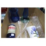 ASSORTED GLASS & LEAD CRYSTAL