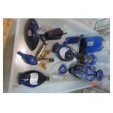 COBALT BLUE PERFFUME BOTTLES