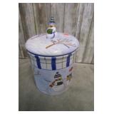 SNOWMAN COOKIE JAR