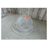 PRESSED GLASS BUTTER DISH