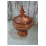 PEDESTAL GLASS CANDY DISH