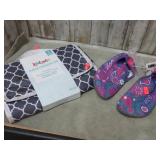 WATER SHOES -- 9 / 10 & DIAPER CHANGING PAD
