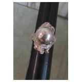 STERLING SILVER RING -- 7.56g - SZ 5