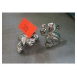 STERLING SILVER CLAMP EARRINGS -- 4.81g