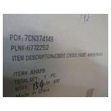 (NIB) CRIS CROSS PANEL MIRROR -- BLK