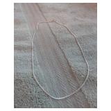 STERLING SILVER NECKLACE -- 5.32g