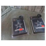 2-- NFL FLASKS -- COWBOYS