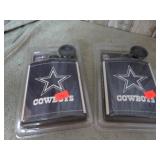 2-- NFL COWBOYS FLASKS