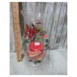 HAND PAINTED VASE / CANDLE HOLDER