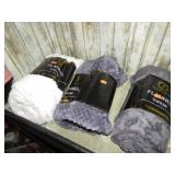 3-- FLANNEL THROW BLANKETS