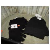 2 pair -- KNITE GLOVES & 3 HATS