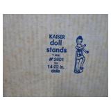 12-- KAISER 14-22" DOLL STANDS