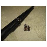 STERLING SILVER EARRINGS & RING W/ STONES 6.31g