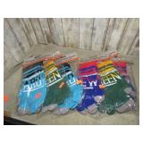 6 pairs-- CITY NAME KNIT GLOVES