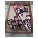NEW-- CRAFTSMAN 1/2" DRIVE SOCKETS & RATCHET
