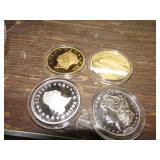 4 REPLICA COINS