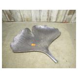 ALUMINUM LEAF PLATTER
