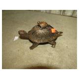 METAL TURTLE MAGNIFIER & LETTER OPENER