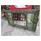 VINTAGE HAT / COAT RACK MIRROR