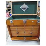 WOODEN MACHINIST TOOL BOX