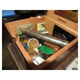 CIGAR BOX & ASSORTED BITS & BOBBLES
