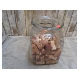 JAR -- WINE BOTTLE CORK STOPPERS