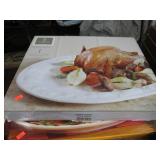 2-- TURKEY SERVING PLATTERS