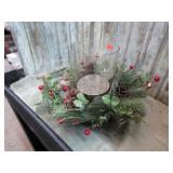 HOLIDAY CENTER PIECE & SCENTED CANDLE