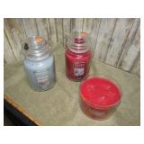4-- YANKEE CANDLE SCENTED CANDLES