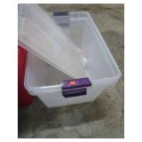 2-- STOARAGE TUBS & LIDS