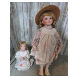 2-- PORCELAIN DOLLS