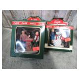 2-- COCA COLA TOWN SQUARE FIGURINES