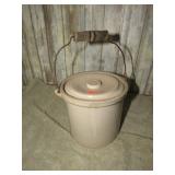 SMALL STONEWARE CROCK