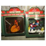 4-- COCA COLA TOWN SQUARE FIGURINES