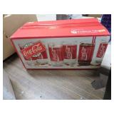 UNOPENED 8pc SET OF COCA COLA GLASSES