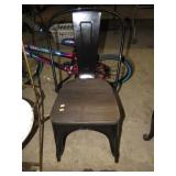 METAL & WOOD CHAIR