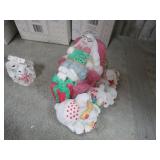 4-- PATCHVILLE BUNNIE FIGURINES