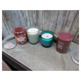 4-- SCENTED CANDLES