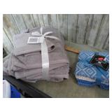 6pc-- TOWEL SET & 6pc WASH CLOTHS