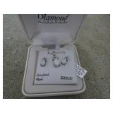 STERLING SILVER EARRINGS & NECKLACE