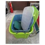 4-- STORAGE TUBS & LIDS