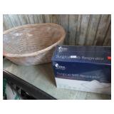 50-- SEALED N95 FACE MASKS & BASKET