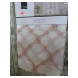 2-- ROD POCKET CURTAIN PANELS 2 X 38" X 96"