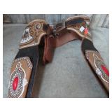 TOY GUN BELT -- MADE OF LEATHER