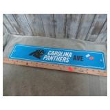 CAROLINA PANTHERS STREET SIGN