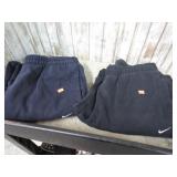 2 pair-- NIKE SWEAT PANTS --- M & L
