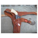 TOY GUN BELT W/ PONY BOY CAP PISTOL