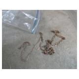 2-- GOLD PLATED NECKLACES