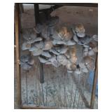 BRASS FLOWER WALL DECOR